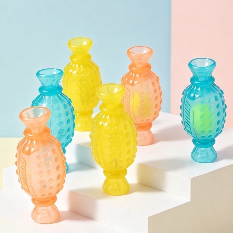 강아지용 씹는 장난감, 소리가 나는 캔디 모양, 튼튼한 - Interactive Squeaky Plush Dog Toy 리뷰 및 가격